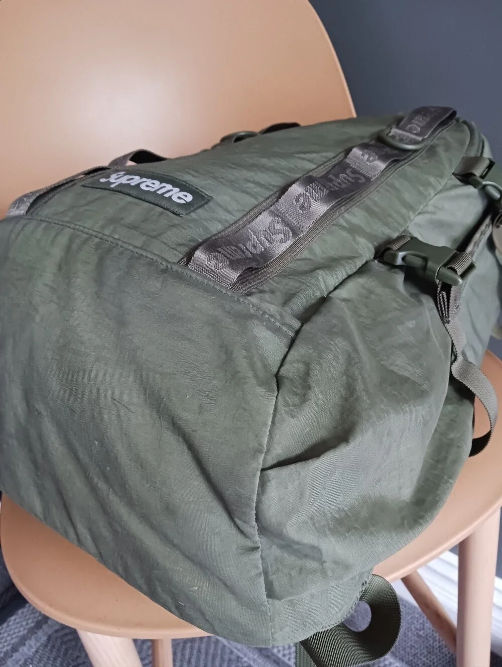 Supreme Olive Green Utility Tactical Backpack 19